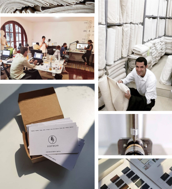 Deepwear fashion consulting collage