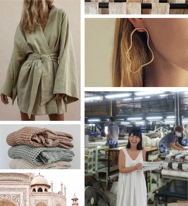 Deepwear fashion services collage