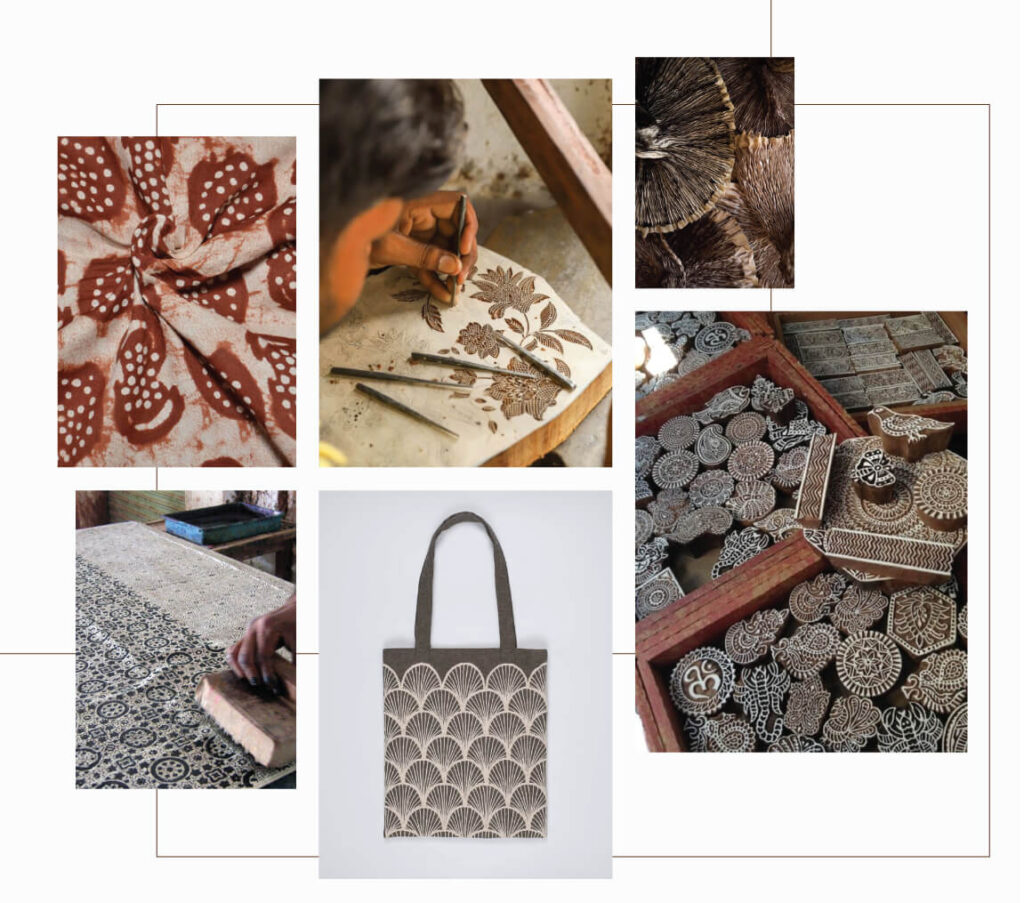 Working with Traditional Hand Block Printing