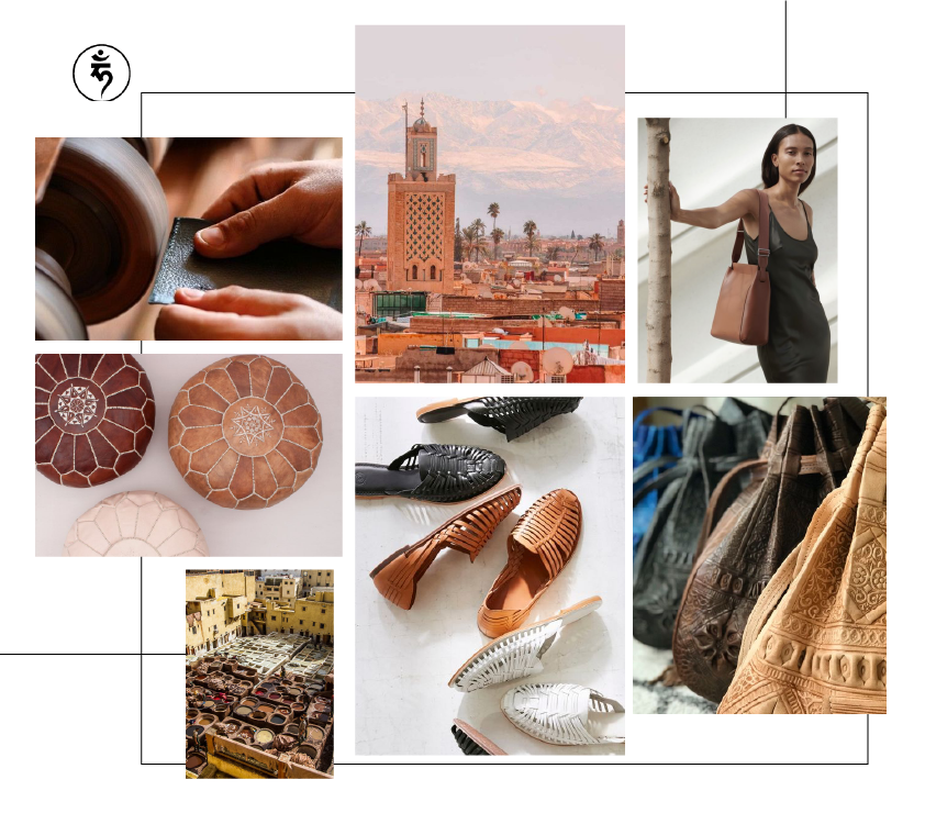 leather in Morocco